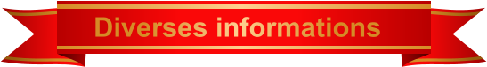 Diverses informations