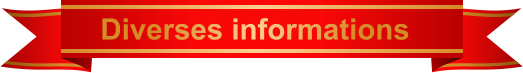 Diverses informations